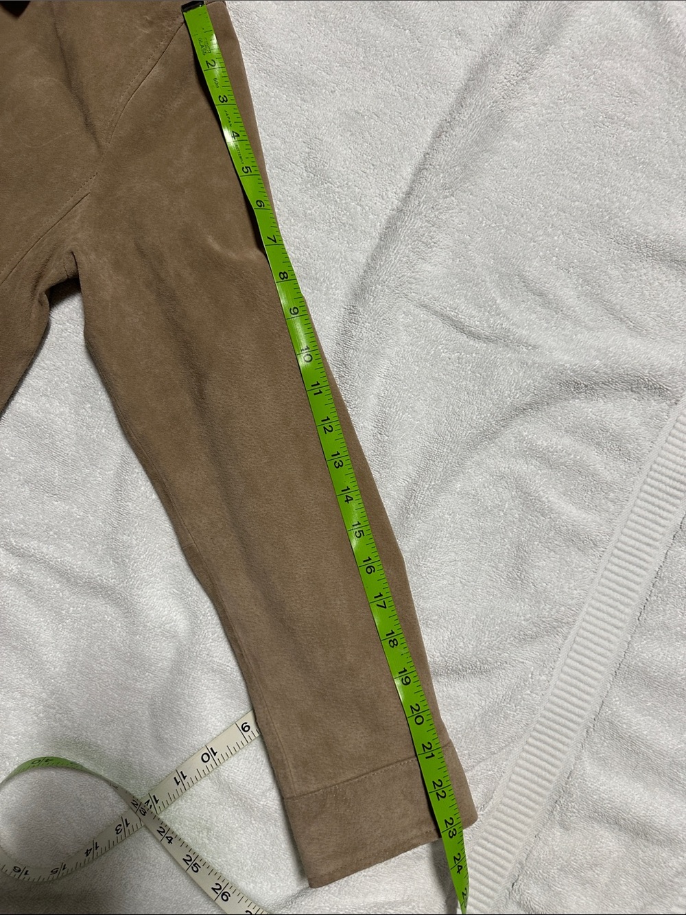 Blank NYC Taupe Suede Cropped Jacket - Picture 7 of 9